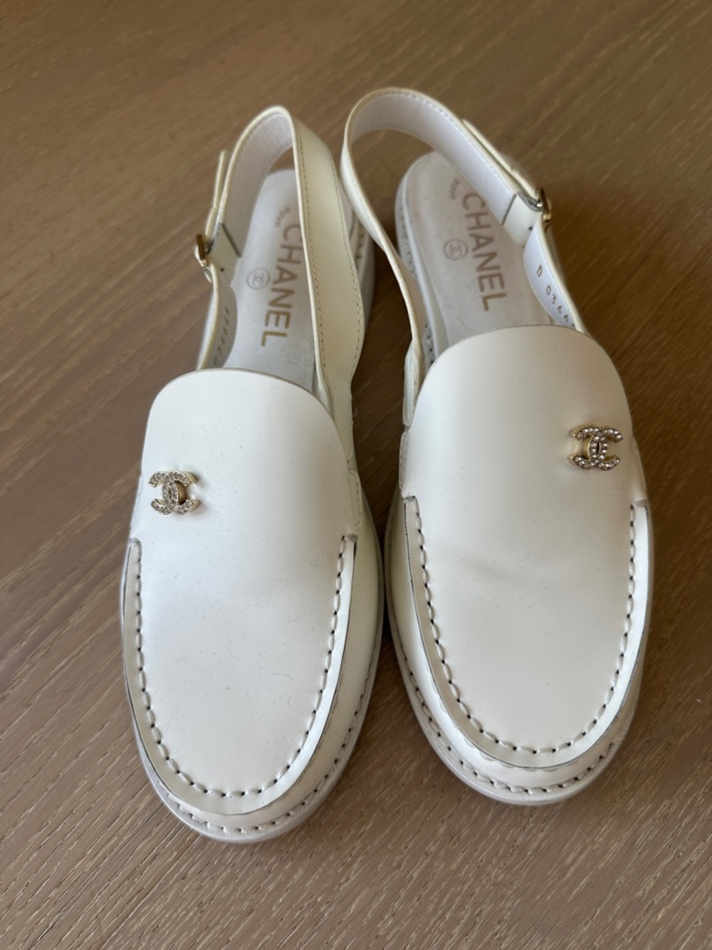 Chanel Slingback Loafers - size 9